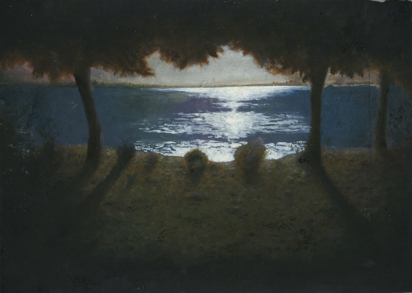 Nocturne oil study, 2023