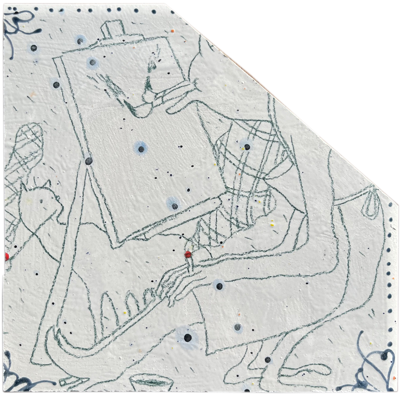 Ceramic tile by Dasha Shishkin