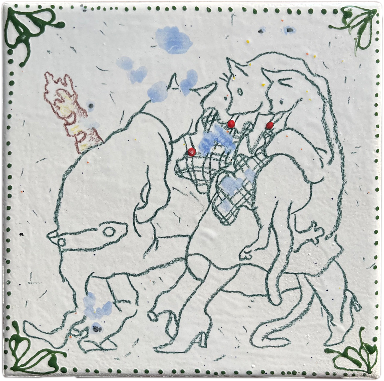 Ceramic tile by Dasha Shishkin