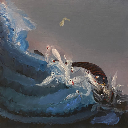 Oil painting by Joseba Eskubi