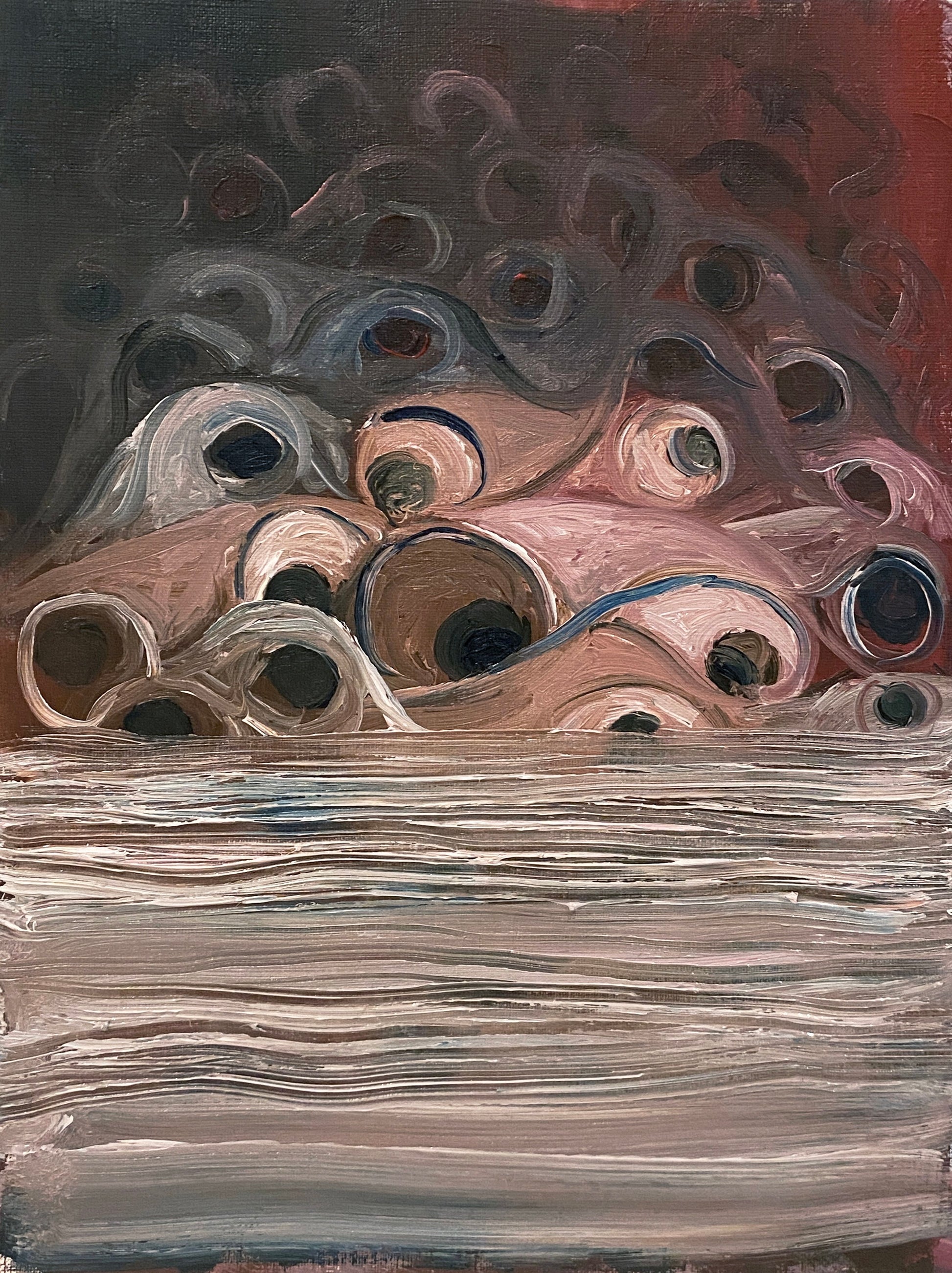 Oil painting by Joseba Eskubi