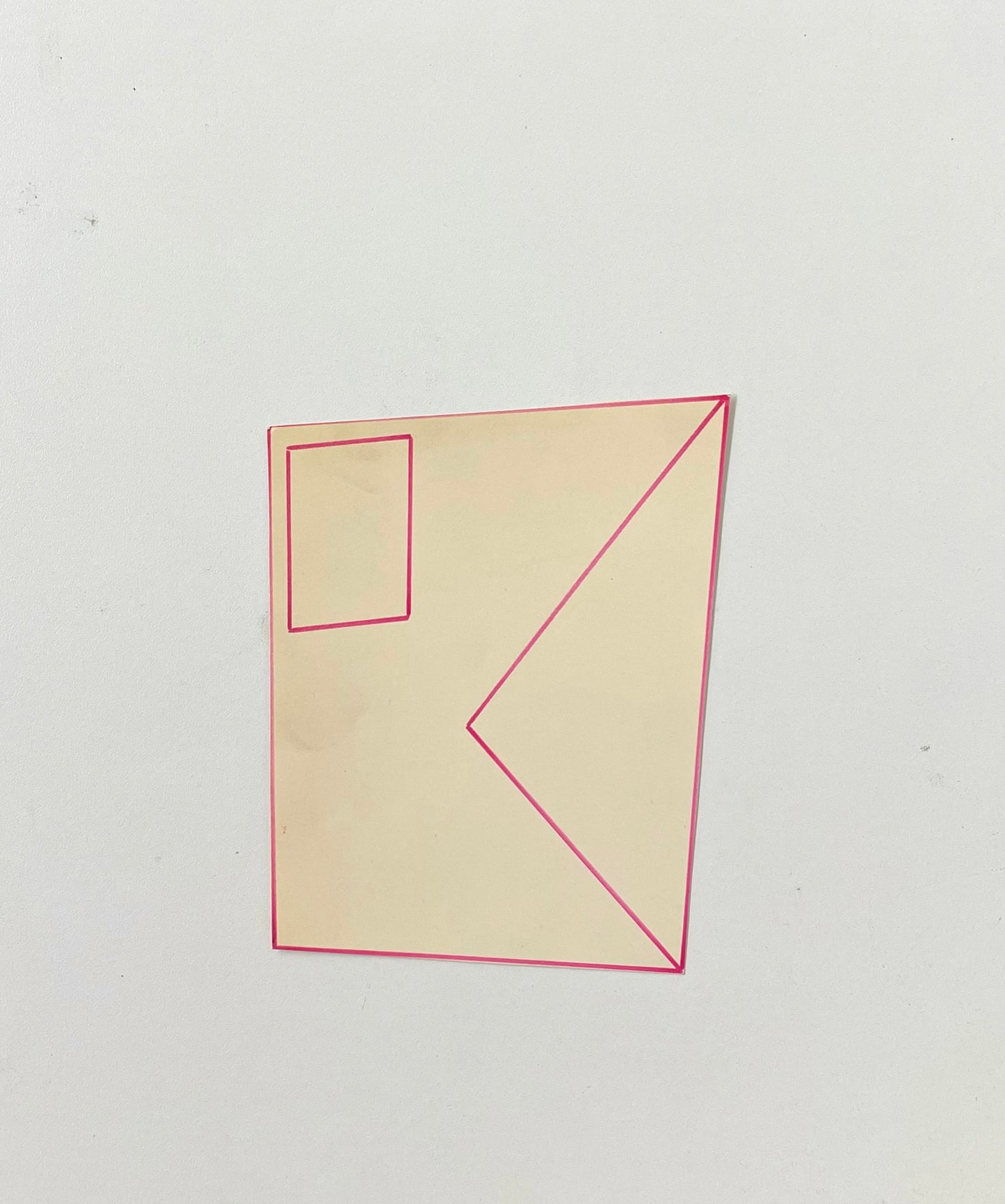 Untitled (Shaped Drawing), 1980's