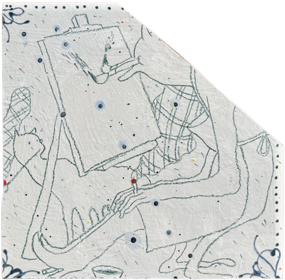 Ceramic tile by Dasha Shishkin