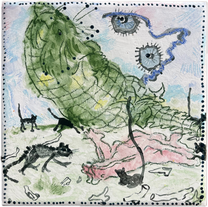 Ceramic tile by Dasha Shishkin