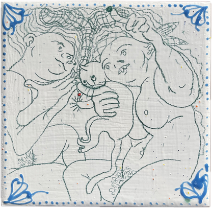 Ceramic tile by Dasha Shishkin