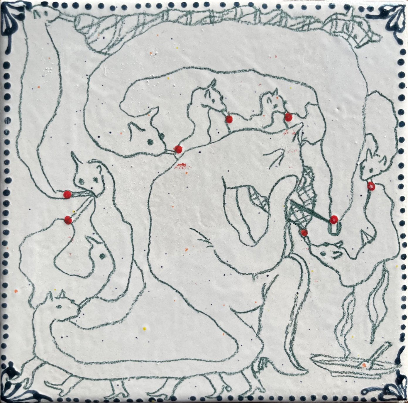 Ceramic tile by Dasha Shishkin