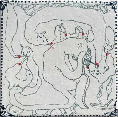 Ceramic tile by Dasha Shishkin