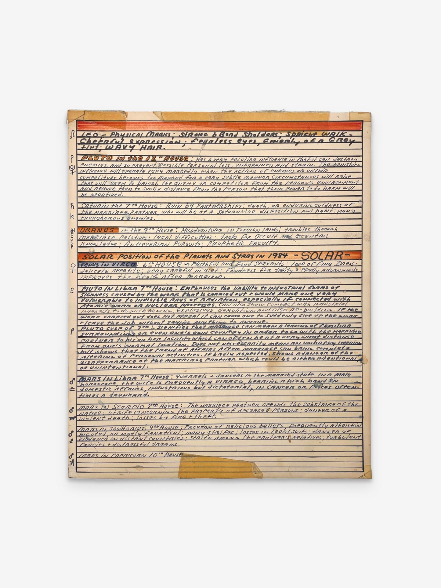 Untitled (Solar Eclipse), 1980's