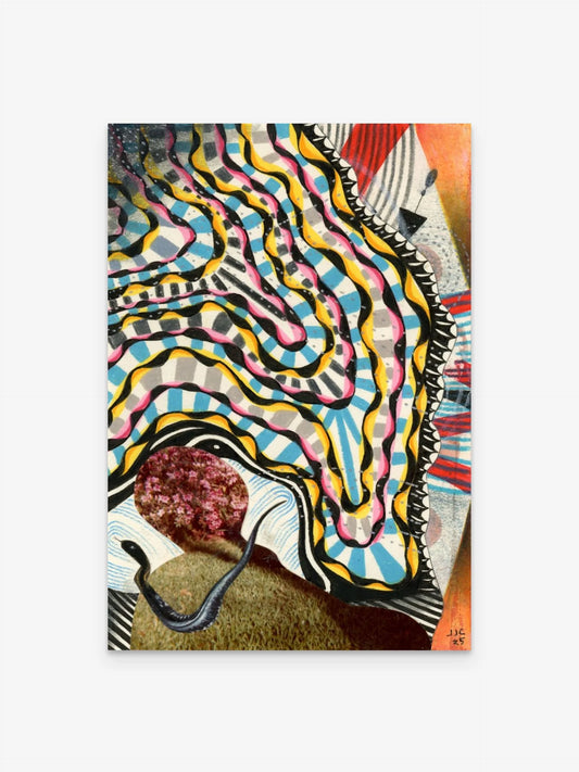 JJ Cromer postcard artwork